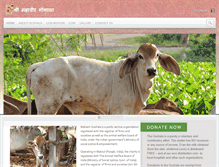Tablet Screenshot of goshala.org